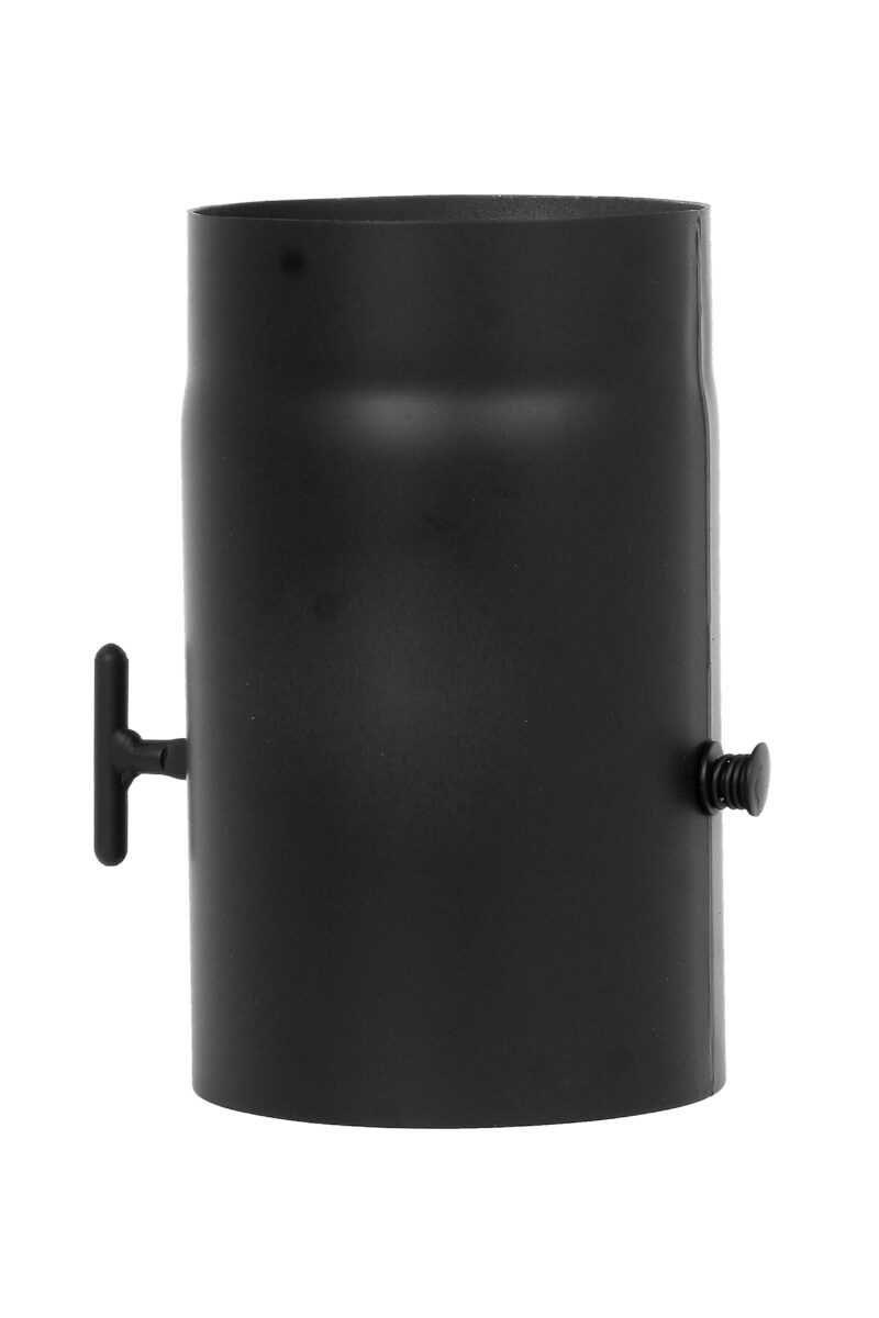 Egyenes füstcső 250 mm huzatszabályzóval